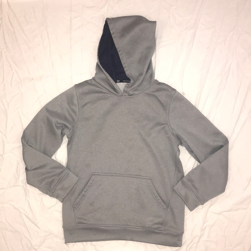 Tek Gear Boys Sz M 10/12 Hooded Fleece Pullover